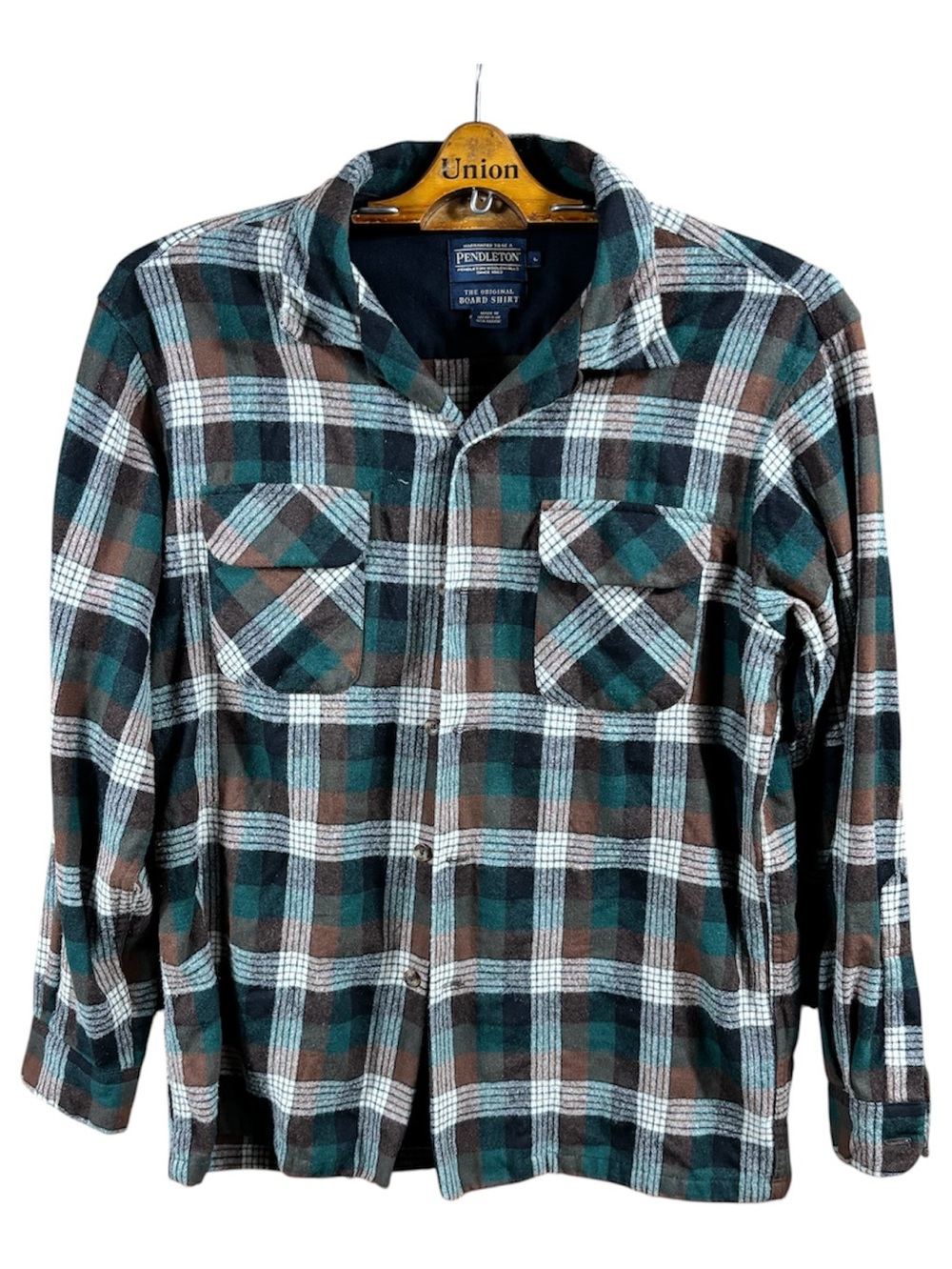 Vintage Pendleton Board Men’s/ Unisex Button Up Long Sleeve Shirt Size NO TAG